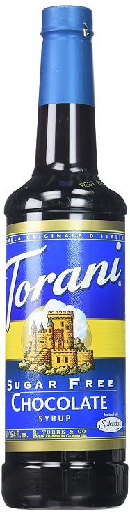 Torani Sugar Free Syrup, Chocolate, 25.4 Ounce (Pack of 1)
