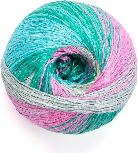 YarnArt Summer Dream Yarn 383 yd Fine Cotton Viscose, 70% Cotton 30% Viscose, Lightweight Knitting Yarn, Crochet Yarn for Summer Tops, Shawls, Cardigans, Baby Clothes & Accessories (4309, Pack of 1)