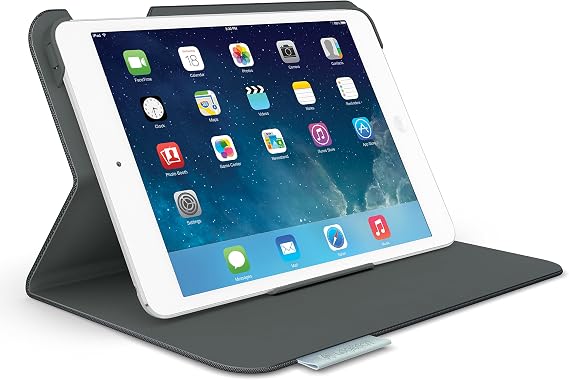 Logitech Folio Protective Case for iPad Mini and iPad Mini with Retina Display, Carbon Black