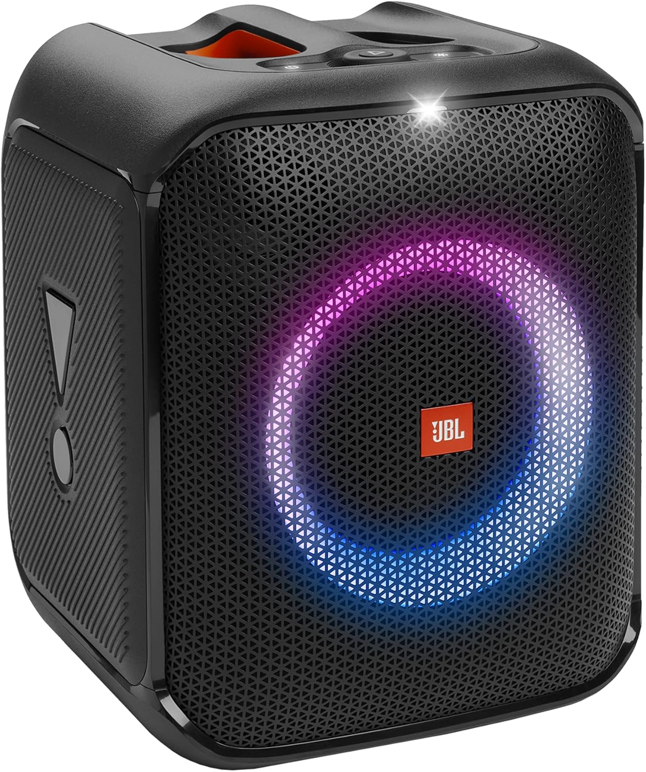 JBL PartyBox Encore Essential Portable Wireless Bluetooth Party Speaker, IPX4 Splash Proof, Deep Bass and Built-In Light Show, Black