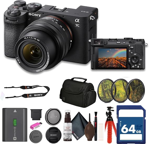 Sony a7C II Mirrorless Camera with 28-60mm Lens & Card Reader Bundle