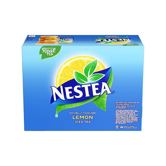 Iced Tea Lemon Soft Drinks, 12 cans x 341mL/11.5oz (Shipped from Canada)