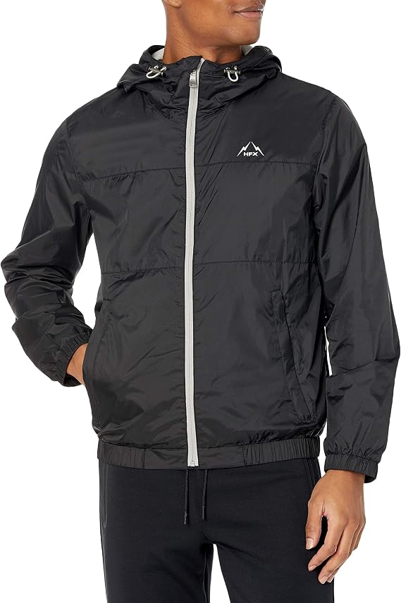 HFX Men's Nylon Ripstop Windbreaker