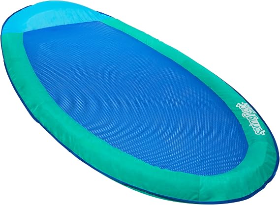 SwimWays Spring Float Premium Hammock Lounger, Inflatable Pool Floats Adult with Fast Inflation for Ages 15 & Up