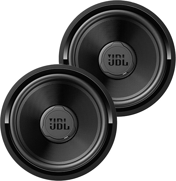 JBL - Two STADIUM122SSI 12" High Performance Automotive Audio Subwoofers with Selectable Impedance