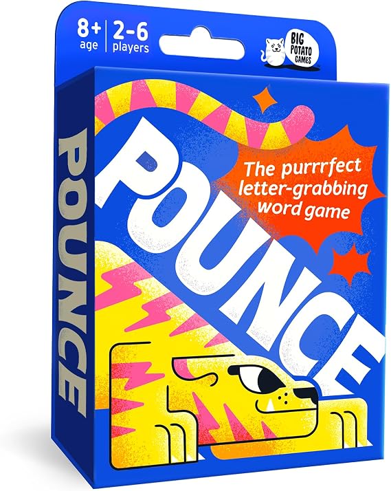 Big Potato Pounce: The Purrrfect Letter Grabbing Card Game | Best New Game 2026 | Perfect for Game Nights, Kids, Teens and Adults | Players 2-6, Age 8+