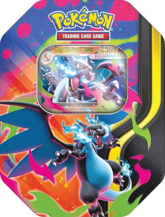 Pokemon TCG: Mega Charizard X Tin