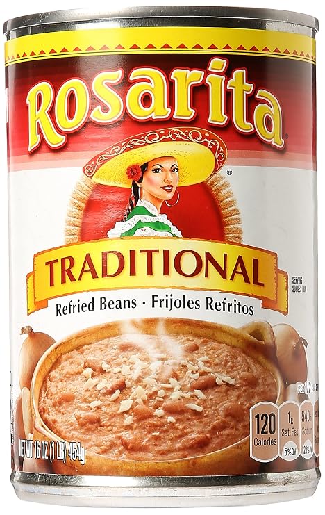 Rosarita, Refried Beans Traditional, 16 Ounce