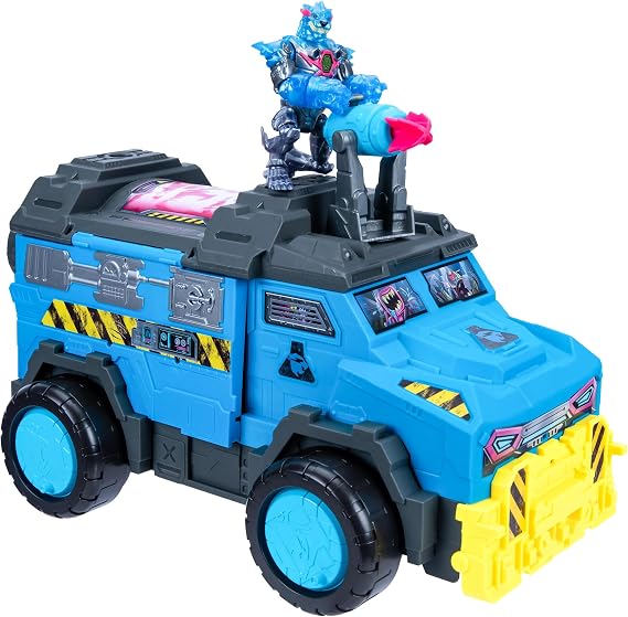 MrBeast Lab Hybrids Mobile Battle Lab, MEGA-TECH Hybrid Figure, Toy Vehicle