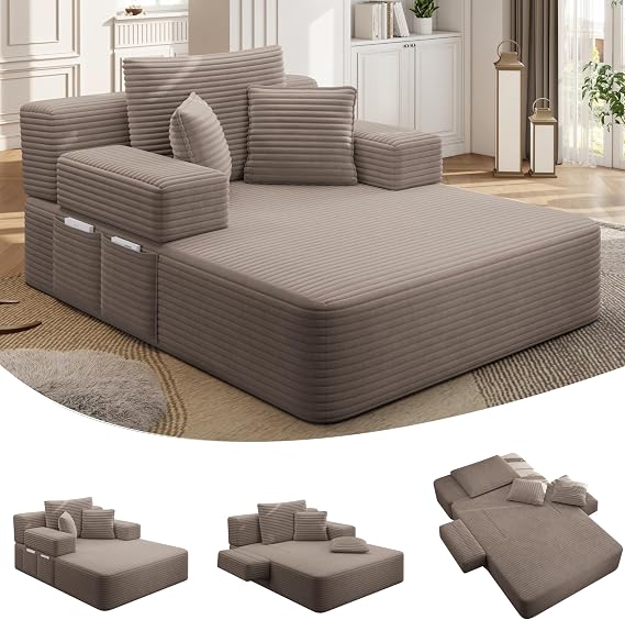 Oversized Boneless Chase Lounge Chair Indoor, 3 Pillow