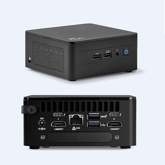 Intel NUC 13 Arena Canyon 13th Gen Mini PC NUC13ANKi5 Mini Desktop Computer/HTPC Core i5-1340P,12 Processor Cores (4P+8E), 16 Threads,WiFi 6, Bluetooth 5.3,Windows 11 Pro (32G RAM 2T SSD, Tall)