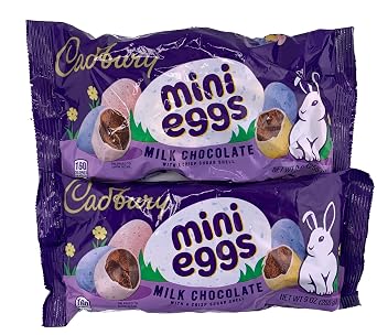 Snackivore Milk Chocolate Mini Eggs, 2 x 9oz Bags - Easter Candy