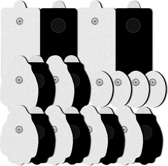 ABS Stimulator Muscle 20-Pack Self-Adhesive Electrode Pads for TENS/EMS Unit, Replacement Pads for TENS Massager and Muscle Stimulation
