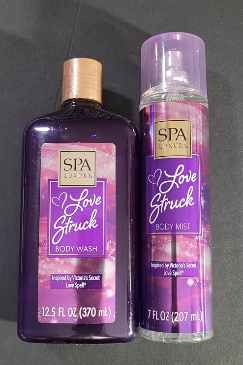 Love Struck 2 Piece Gift Set, Body Wash 12.5 oz and Body Mist 7 oz,