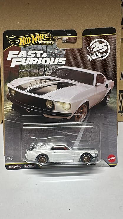 HOT WHEELS Premium 2026 Fast And Furious 25. Yıl 1969 Ford Mustang Boss HNW46
