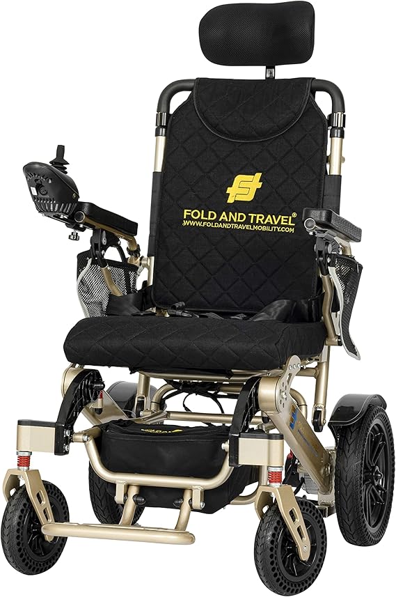 Premium Lightweight Auto Reclining Electric Wheelchair Automatic Reclining Powered Wheel Chair