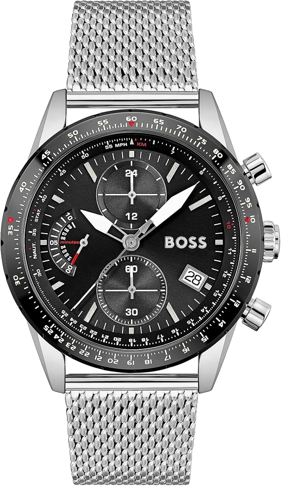 BOSS Men's Chronograph Quartz Watch Pilot Edition