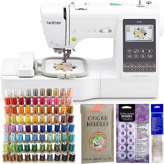 Brother SE700 Sewing and Embroidery Machine Bundle