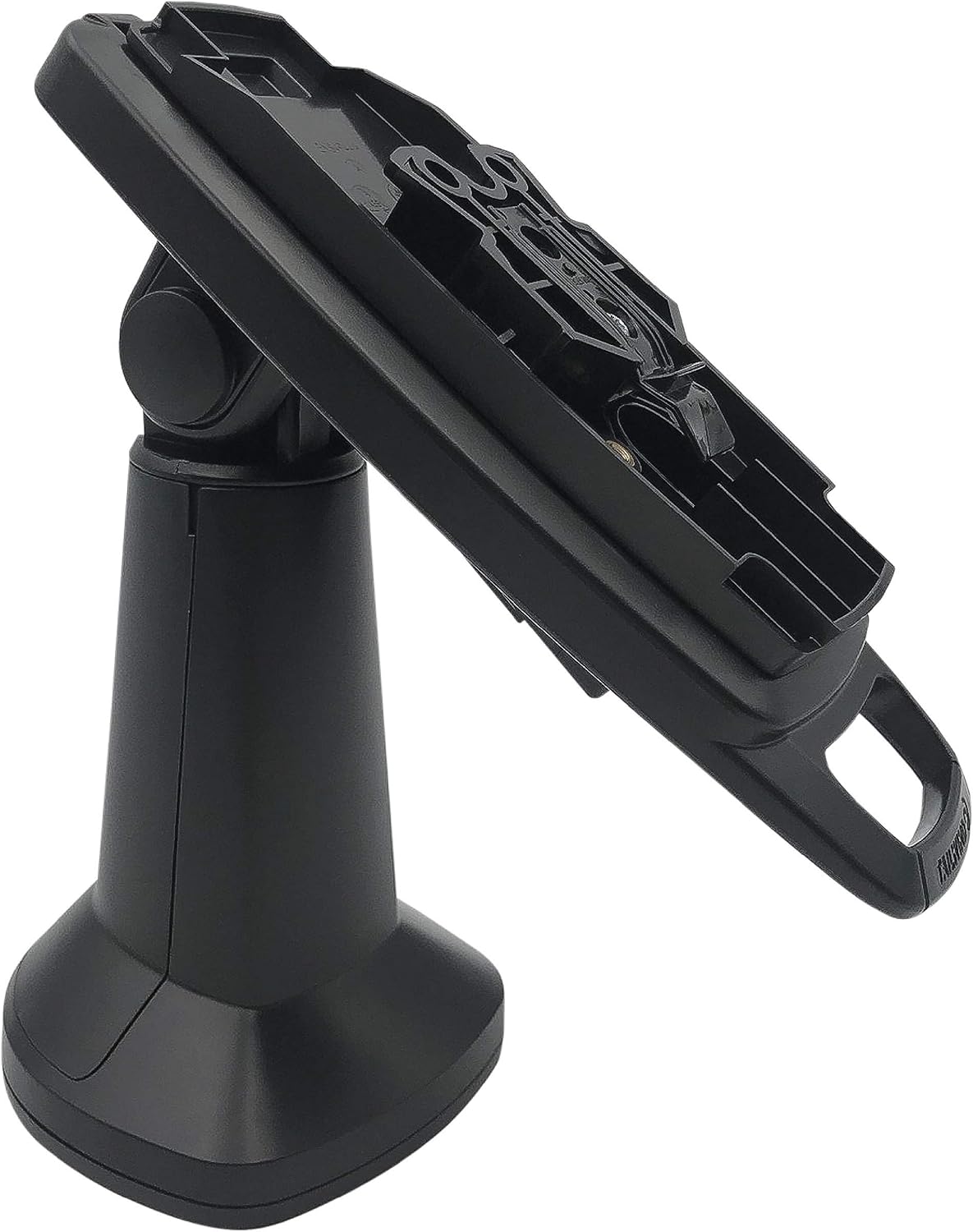 ENS Tailwind Ingenico Lane5000 V2 7 Latch and Lock Pole Mount Terminal Stand, Adhesive Installation, Black