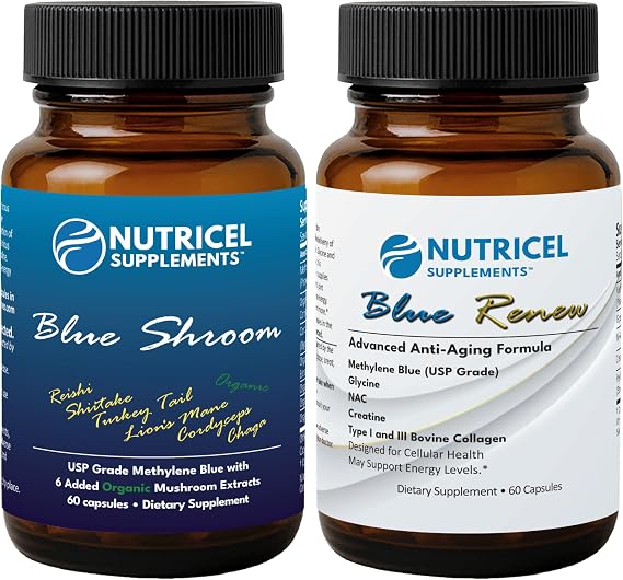 Methylene Blue Capsules - Shroom and Renew (2 Product Bundle)