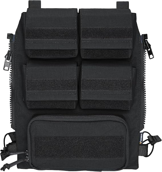 IDOGEAR Tactical Pouches Zip-on Panel Pouch Military Vest Accessory Bag for JPC 2.0 AVS CPC Vest