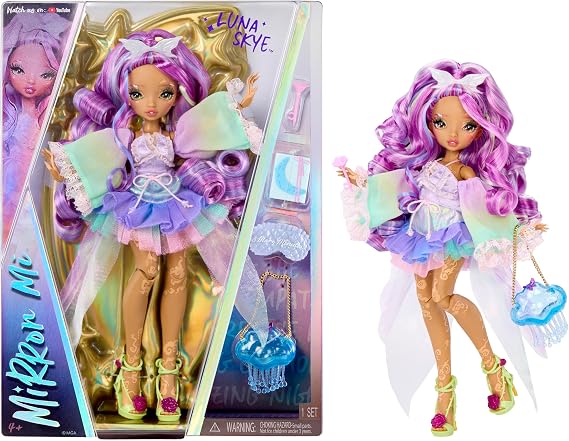 Luna Skye Fashion Doll with Accessories, Dreamy Emotion Fantasy Doll