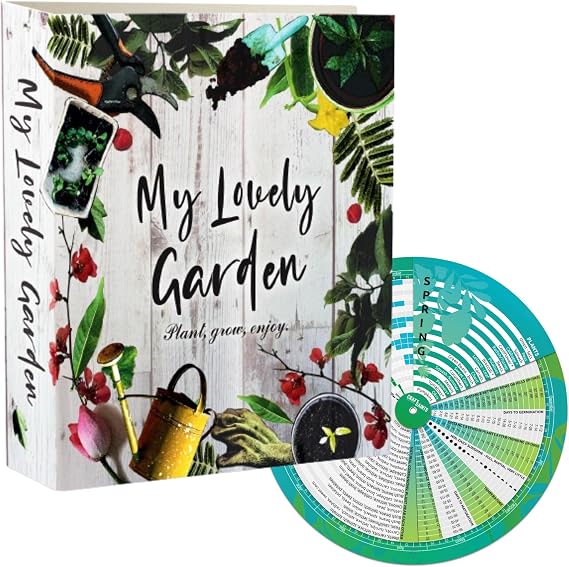 Gardening Starter Kit with Vegetable Planting Chart & Gardening Binder