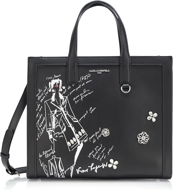KARL LAGERFELD Women's Nouveau Printed Tote Bag