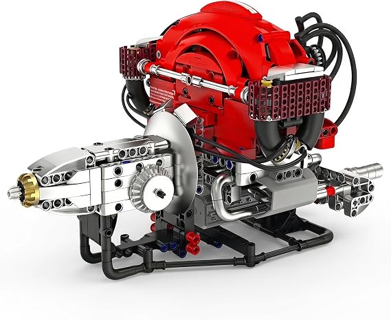 H4 Engine Model Kit, 868 Pieces, Motorised STEM Display