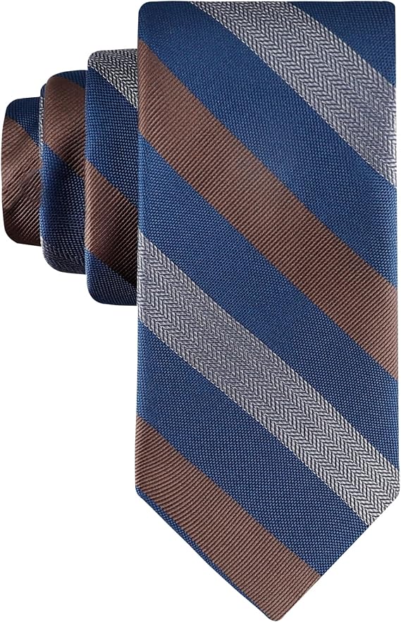Haggar Men's Stripe Pattern Self-tie Necktie