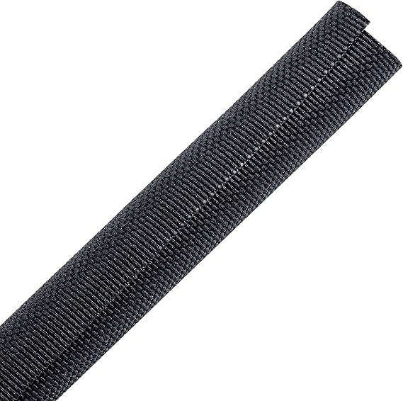 Automotive Wire Sheathing Split Braided Wire Loom 1/2"-16ft