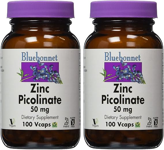 Zinc Picolinate 50mg 100 Vcaps 2-Pack