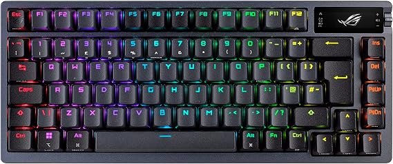 ASUS ROG Azoth 75% Custom Gaming Keyboard with Mechanical Switches