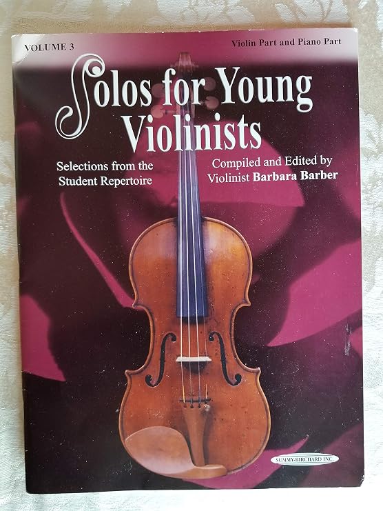 Solos for Young Violinists, Book 3 by Barbara Barber (Summy-Birchard)