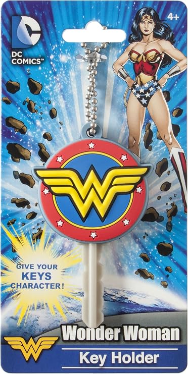 DC Wonder Woman Logo Soft Touch PVC Key Holder