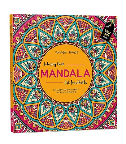 Mandala Art: Colouring books for Adults with tear out sheets