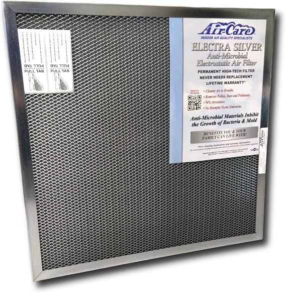 19-7/8 x 21-1/2 x 1 Electrostatic Washable Permanent A/C Furnace Air Filter 19-7/8x21-1/2x1