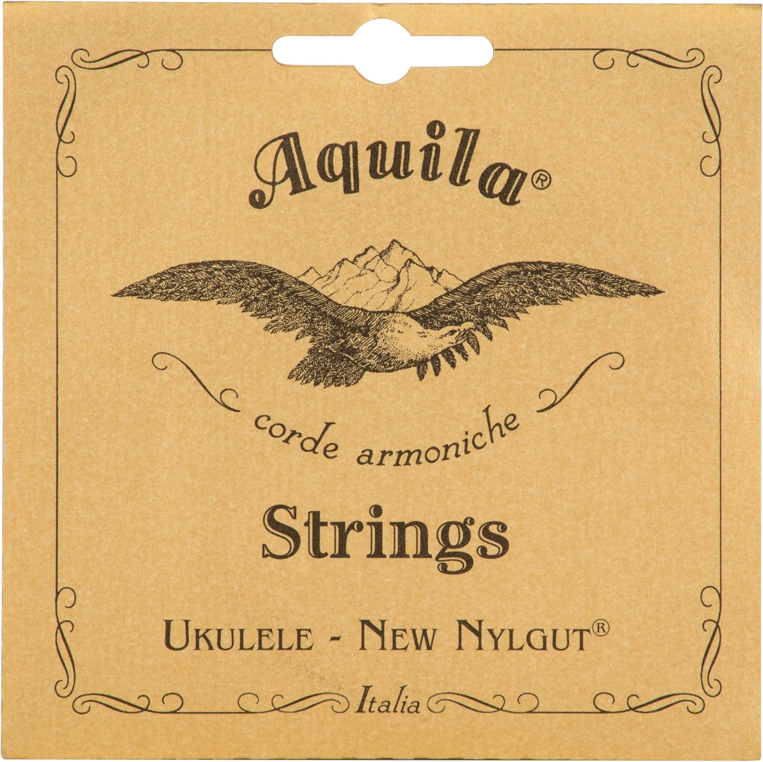 Aquila New Nylgut AQ-30 Soprano Ukulele Strings in Fifths - GDAE - 1 Set of 4