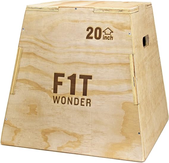 FringeSport Traditional Wood Plyometric Box/Built or Kit/Jump Training & Conditioning