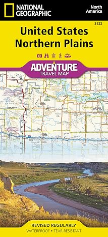 United States, Northern Plains Map (National Geographic Adventure Map, 3122)