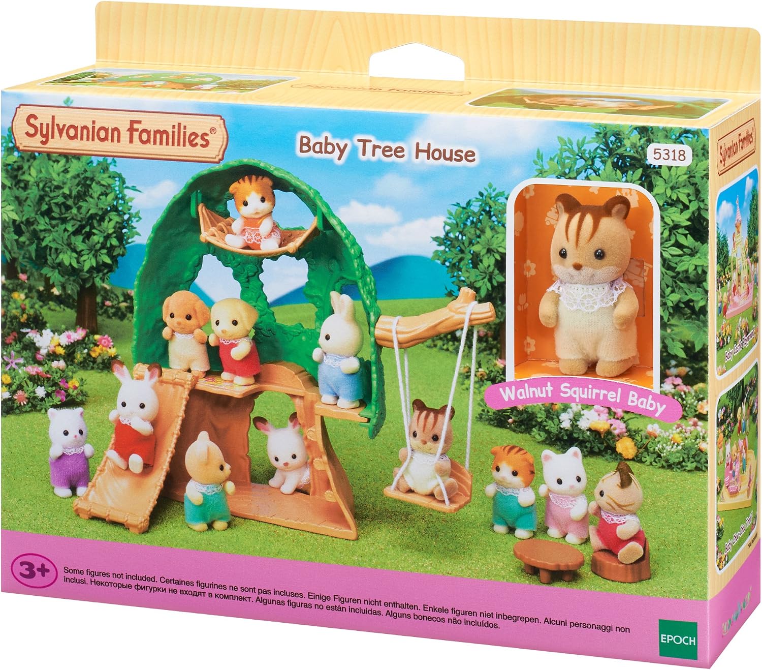 Sylvanian Families - Baby Treehouse & Hedgehog Family