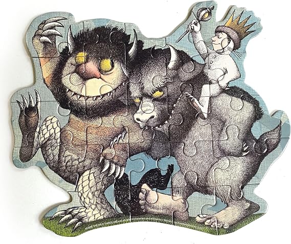 Playhouse Where the Wild Things are 23-piece Die-Cut Shaped Mini Puzzle for Kids