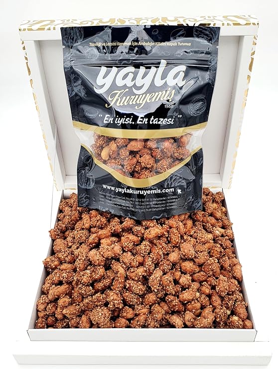 YAYLA Kuruyemiş SUSAMLI FISTIK İÇİ 250G
