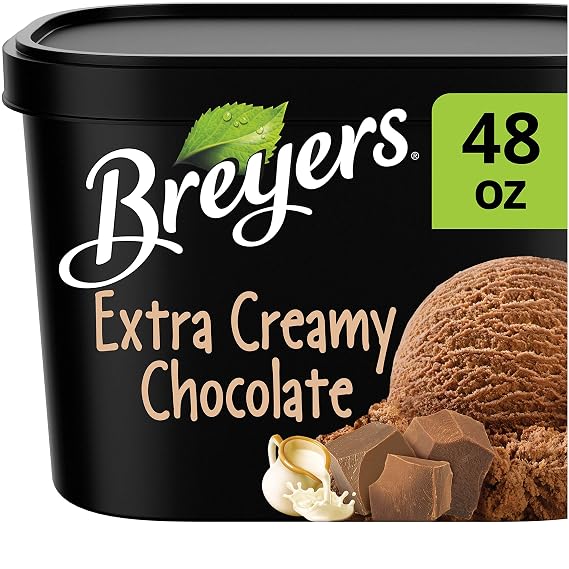 Breyers Original Frozen Dairy Dessert, Extra Creamy Chocolate, 48 oz