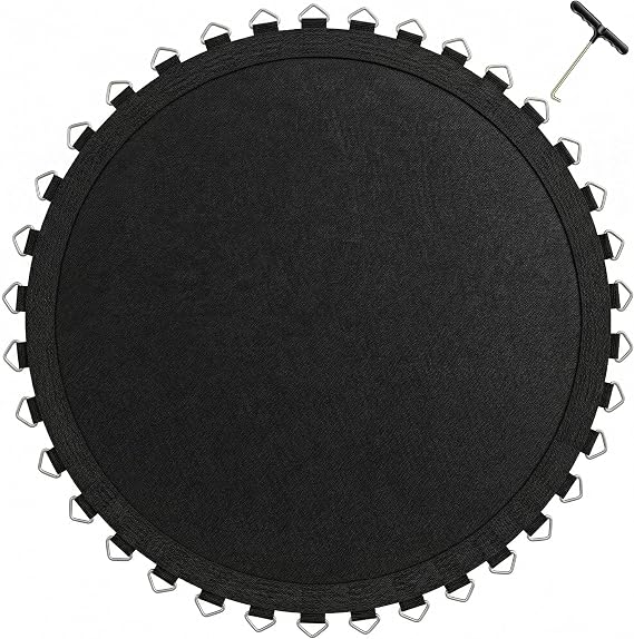 13ft Trampoline Mat Replacement, High Elastic Trampoline Outdoor Replacement Jumping Mat, 8 Row Stitch, Water-resistant, UV Resistant, Trampoline Pad