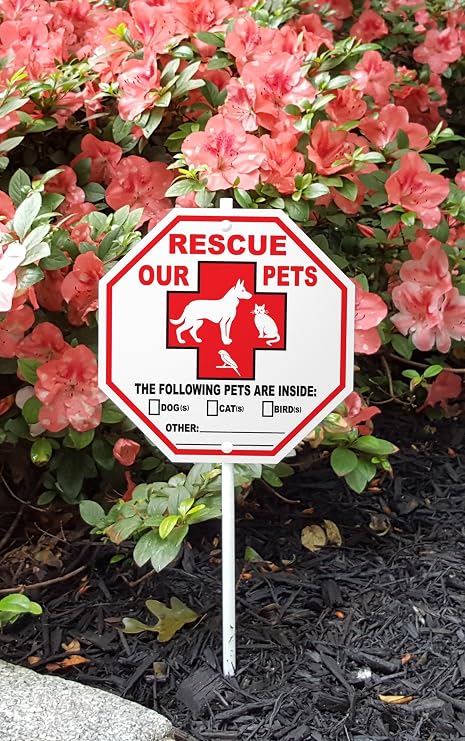 Imagine This S3938 Pet Rescue Garden Sign