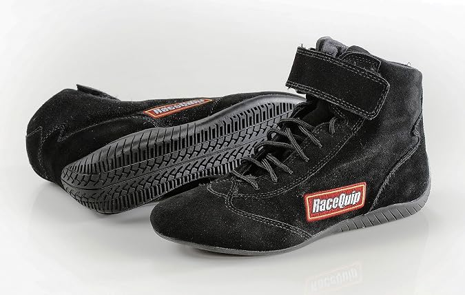 RaceQuip Basic Race Shoes SFI 3.3/5 Certified Black Size 11 30300110
