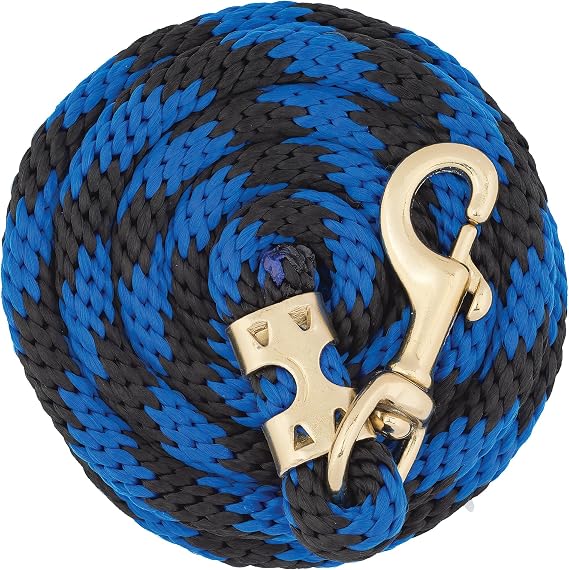 Weaver Equine 8' Horse Lead Rope with Brass-Plated Snap