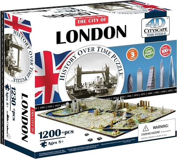 4D Cityscape London England Puzzle