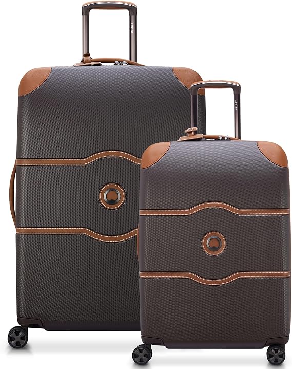 DELSEY PARIS Chatelet Air 2.0, Set (24/28 Inch) Luggage, Chocolate Brown